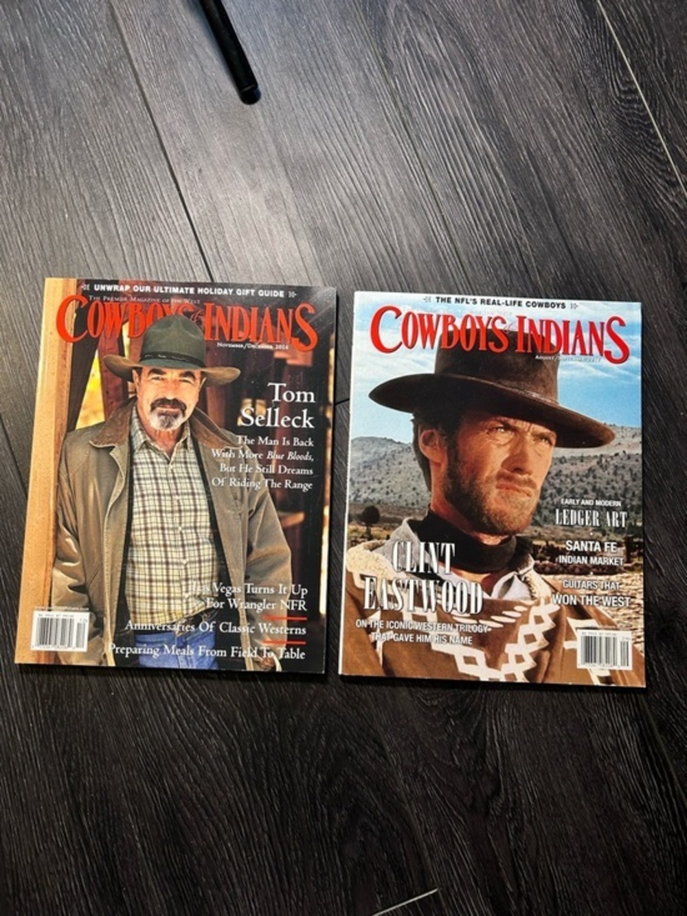 Cowboys & Indians Magazine Pair - Western Cover Art